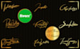 luxury signature, handwritten, scripted, signature logo
