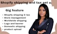 setup shopify shipping and tax, taxes and duties fix shopify shipping