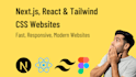 create a fast, responsive next js website using tailwind CSS