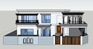 create sketchup 3d model architectural