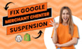 fix google merchant center suspension and misrepresentation