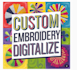 professionally digitize your design for machine embroidery