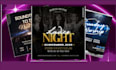 design animated flyer and motion video party flyer