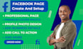 create professional facebook page setup