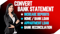 do cash flow statement , bank reconciliation, financial statement, balance sheet