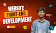 do react js and next js front end development for your website