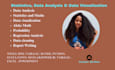 do statistics,maths,data analysis and visualization in spss,excel,r,python,stata