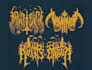 make a cursed occult style logo