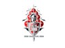 design modern christian medieval art logo