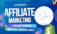 build clickbank, shopify sales, amazon website, affiliate marketing sales funnel