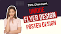 create flyer, brochure, and graphic design