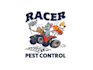 design racer pest control logo