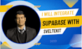 integrate supabase with sveltekit