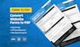 convert website form data to PDF or send PDF via email