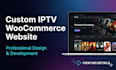 build a custom design iptv woocommerce online store