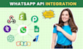 integrate whatsapp chatbot with CRM, website, facebook leads, hubspot etc