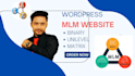 create a professional MLM website with referral system and payment integration