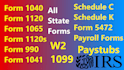 prepare and minimize your US tax filings 1040, 1065, 1120, 1120s 1099 schedule c