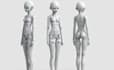 3d model action figure 3d articulated model 3d character model 3d doll