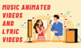 make an animated lyric video