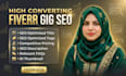 write high converting fiverr gig SEO title, tags, description for optimization