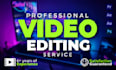 be your professional youtube video editor and cutter
