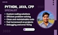 do python and c programming, java projects or automated task specialist