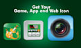 design modern app icons, game icons, and UI icon sets