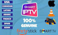 provide iptv app with admin panel