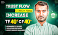 increase majestic tf trust flow of your website
