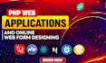 develop secure web applications with HTML PHP react or next