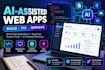 build or fix a small web app using ai assisted coding, ai automations
