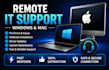 fix windows mac issues and provide remote technical support