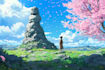 draw anime style illustration with background