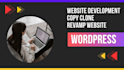 design, redesign, copy clone, revamp website development