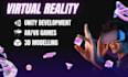do unity 3d games, mobile games, ar VR apps, and complete game development