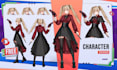 design custom character sheet or reference sheet for your oc, vtuber