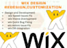provide wix solutions create a custom wix ecommerce website redesign and design