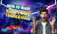 design attractive youtube thumbnail design