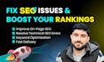 fix any SEO issue and boost your website rankings