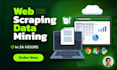 do web scraping, data mining and extracting from websites
