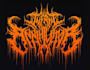 design a slamming death metal logo font with chrome