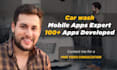 develop a custom car wash booking app with admin panel