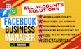 create and setup facebook business manager profile app and API integration
