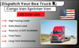 dispatch box truck cargo van sprinter van in USA logistics