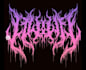 death metal, deathcore, metalcore logo initial emblem