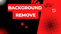 high quality background removal by a professional expert bg