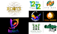 design modern versatile icon logo