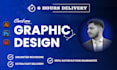 be your professional graphic designer with 6 hours delivery
