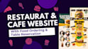 make food ordering, reservation restaurant or cafe websites